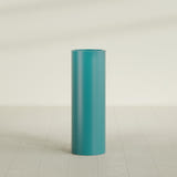 Corry Cylinder Planter in Satin Seafoam Green, 12"D × 36"H, shown empty