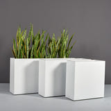 Hollywood narrow fiberglass planter
