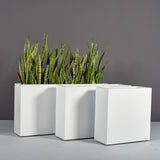 Hollywood narrow fiberglass planter