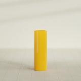 Corry Cylinder Planter in Gloss Saffron, 10"D × 30"H, shown empty