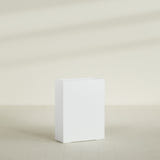 Amesbury Narrow Rectangular Planter in Matte Bright White, 24"L × 10"D × 32"H, shown empty