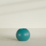 Globe Planter in Satin Seafoam Green, 24"D × 19"H, shown empty