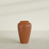 Barà Jar Planter in Matte Terra Cotta, 20"D × 31"H, shown empty