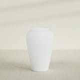 Barà Jar Planter in Gloss Bright White, 24"D × 37"H, shown empty