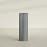 Corry Cylinder Planter in Matte Gunmetal, 12"D × 36"H, shown empty