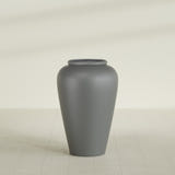 Barà Jar Planter in Matte Gunmetal, 24"D × 37"H, shown empty