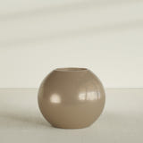 Globe Planter in Gloss Metallic Gold, 36"D × 30"H, shown empty