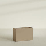 Potsdam Rectangular Planter in Gloss Metallic Gold, 48"L × 16"D × 32"H, shown empty