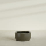 Casablanca Bowl Planter in Matte Bronze, 30"D × 15"H, shown empty