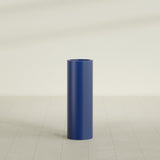 Corry Cylinder Planter in Matte Cobalt Blue, 10"D × 30"H, shown empty