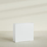 Amesbury Narrow Rectangular Planter in Gloss Bright White, 36"L × 10"D × 32"H, shown empty