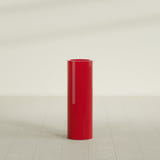 Corry Cylinder Planter in Gloss Red, 10"D × 30"H, shown empty