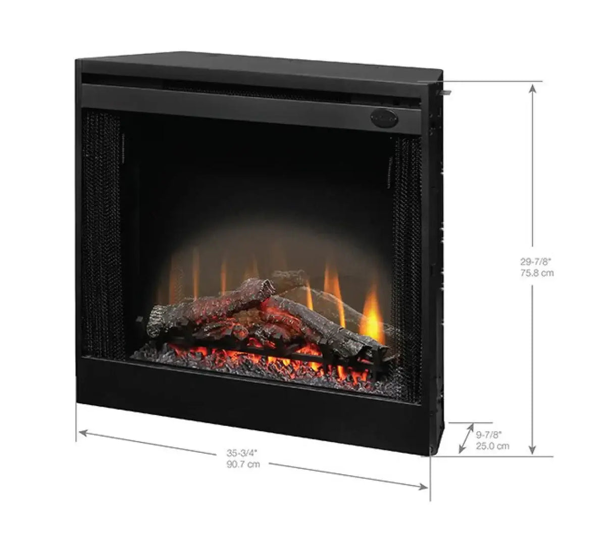 Dimplex 33-inch Slimline Built-in BF Series Electric Firebox BFSL33 - Serene Yards