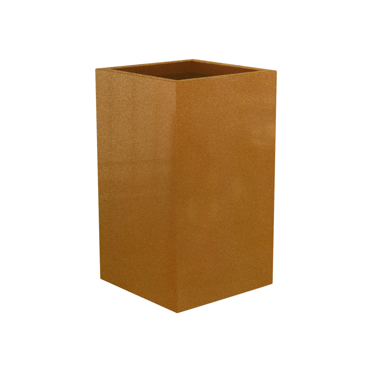 Darwin Corner Planter, Metallic Bronze finish