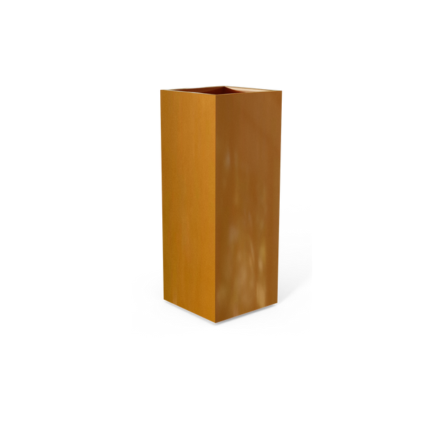 Perth Corner Planter in Metallic Bronze