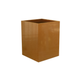 Brisbane Rectangular Planter, Metallic Bronze finish
