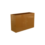 Perth Rectangular Planter, Metallic Bronze finish