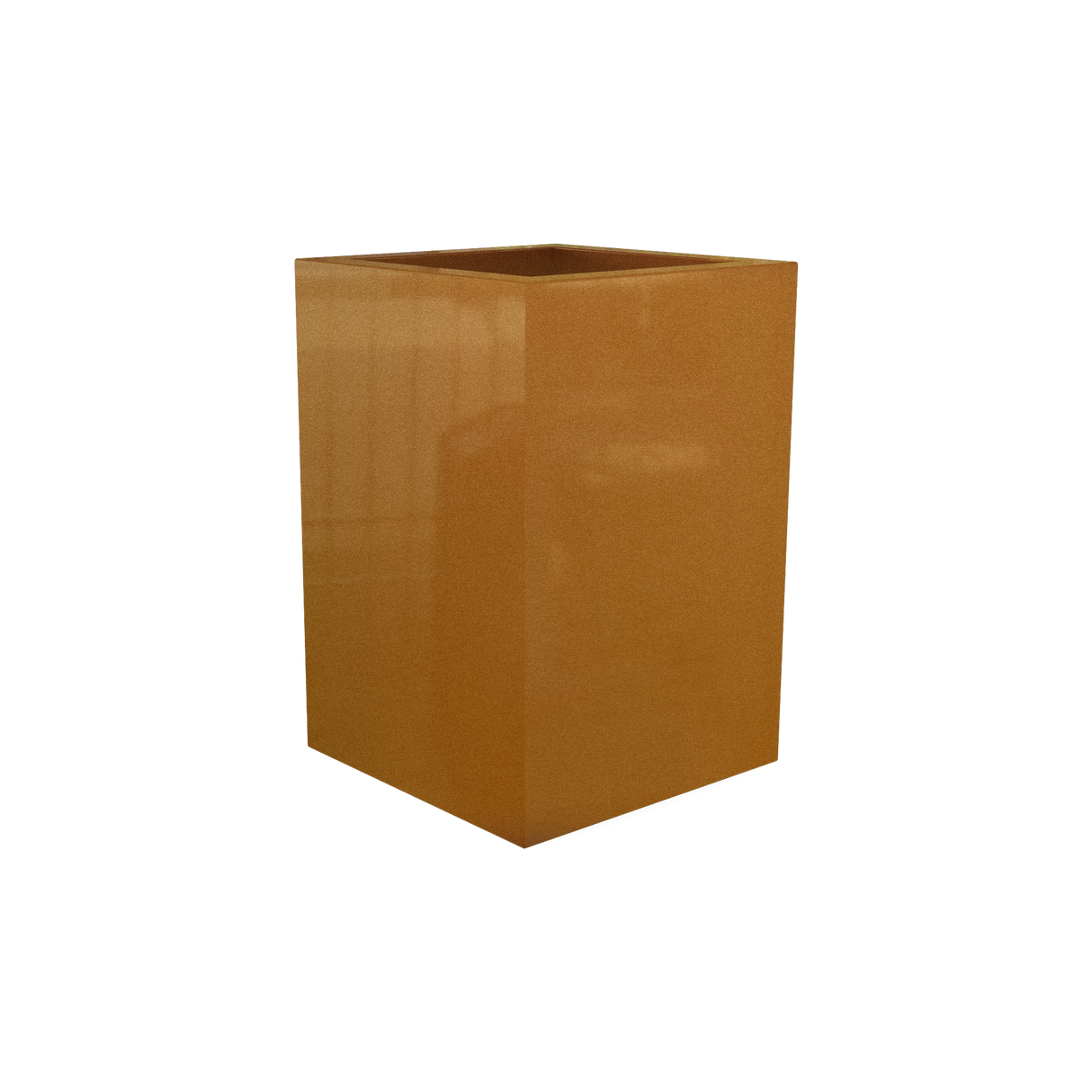 Miami Corner Planter, Metallic Bronze finish