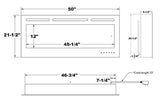 Modern Flames 50" Challenger Recessed Electric Fireplace CEF-50B