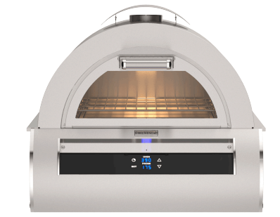 Fire Magic Propane Gas Black Glass Pizza Oven with Touch-Screen and Thermostatic Control - 5660P - Serene Yards