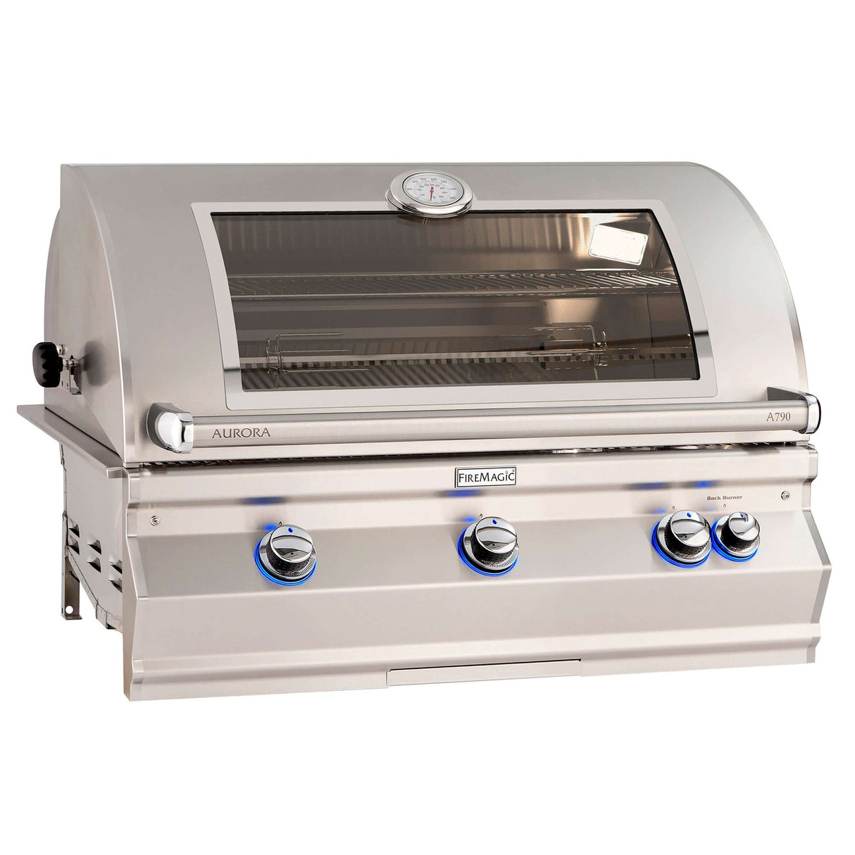 Fire Magic Aurora A790i Built-In Grills with Analog Thermometer with window A790i-8EAN-W - Serene Yards