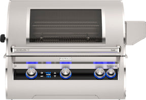 Fire Magic Echelon Diamond Built-In & Portable Grills stainless steel grill with digital controls and blue LED lighting