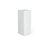 Perth Corner Planter, Gloss Bright White finish