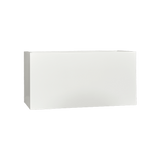 Camoux narrow rectangular fiberglass planter in Gloss Bright White