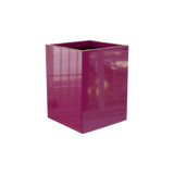 Brisbane Rectangular Planter, Gloss Eggplant finish