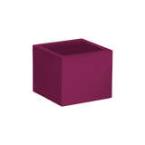 Antwerp corner fiberglass planter in Gloss Eggplant