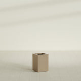 Tolga corner fiberglass planter in Gloss Metallic Gold