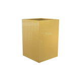 Miami Corner Planter, Gloss Metallic Gold finish
