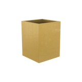 Brisbane Rectangular Planter, Gloss Metallic Gold finish