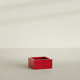 Antwerp corner fiberglass planter in Gloss Red