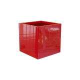 Granada Planter, Gloss Red finish