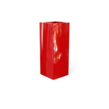 Perth Corner Planter, Gloss Red finish