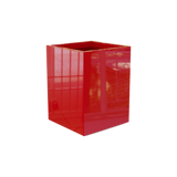 Brisbane Rectangular Planter, Gloss Red finish