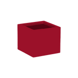 Antwerp corner fiberglass planter in Gloss Red