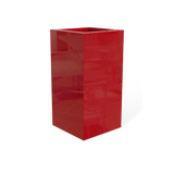Hollywood Corner Planter, Gloss Red finish