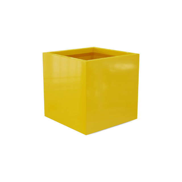 Granada Planter in Gloss Saffron