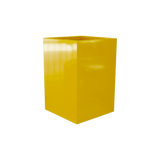 Miami Corner Planter, Gloss Saffron finish