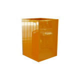 Miami Corner Planter, Gloss Tangerine finish