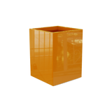 Brisbane Rectangular Planter, Gloss Tangerine finish