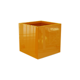 Granada Planter, Gloss Tangerine finish