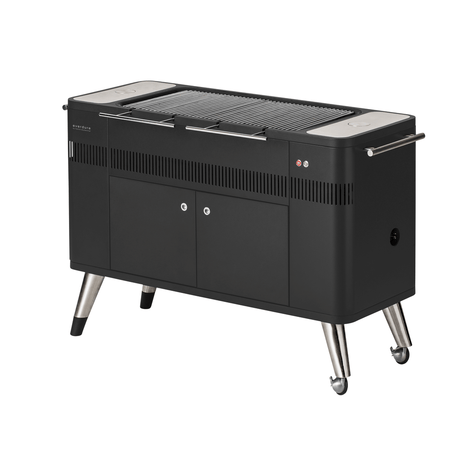 Everdure By Heston Blumenthal HUB Charcoal Grill w/Electric Ignition - HBCE2BBUS - Serene Yards