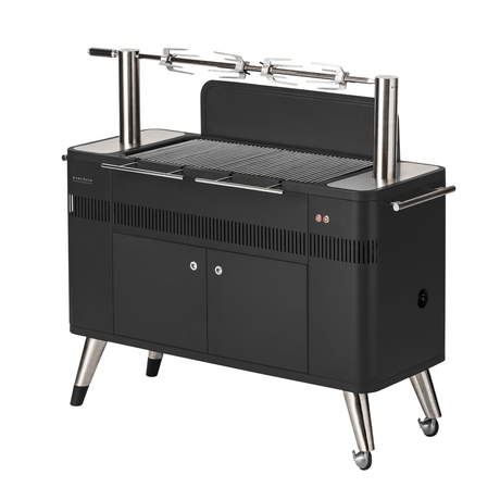 Everdure By Heston Blumenthal HUB Charcoal Grill w/Electric Ignition - HBCE2BBUS - Serene Yards