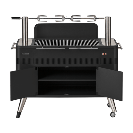 Everdure By Heston Blumenthal HUB Charcoal Grill w/Electric Ignition - HBCE2BBUS - Serene Yards