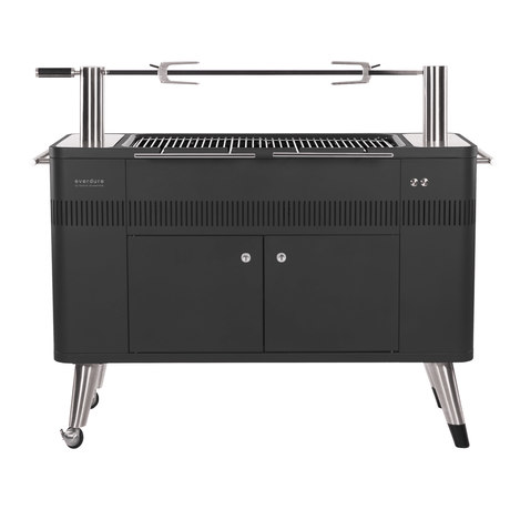 Everdure By Heston Blumenthal HUB Charcoal Grill w/Electric Ignition - HBCE2BBUS - Serene Yards