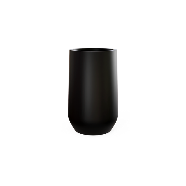 Hayden Urn Planter in Matte Black