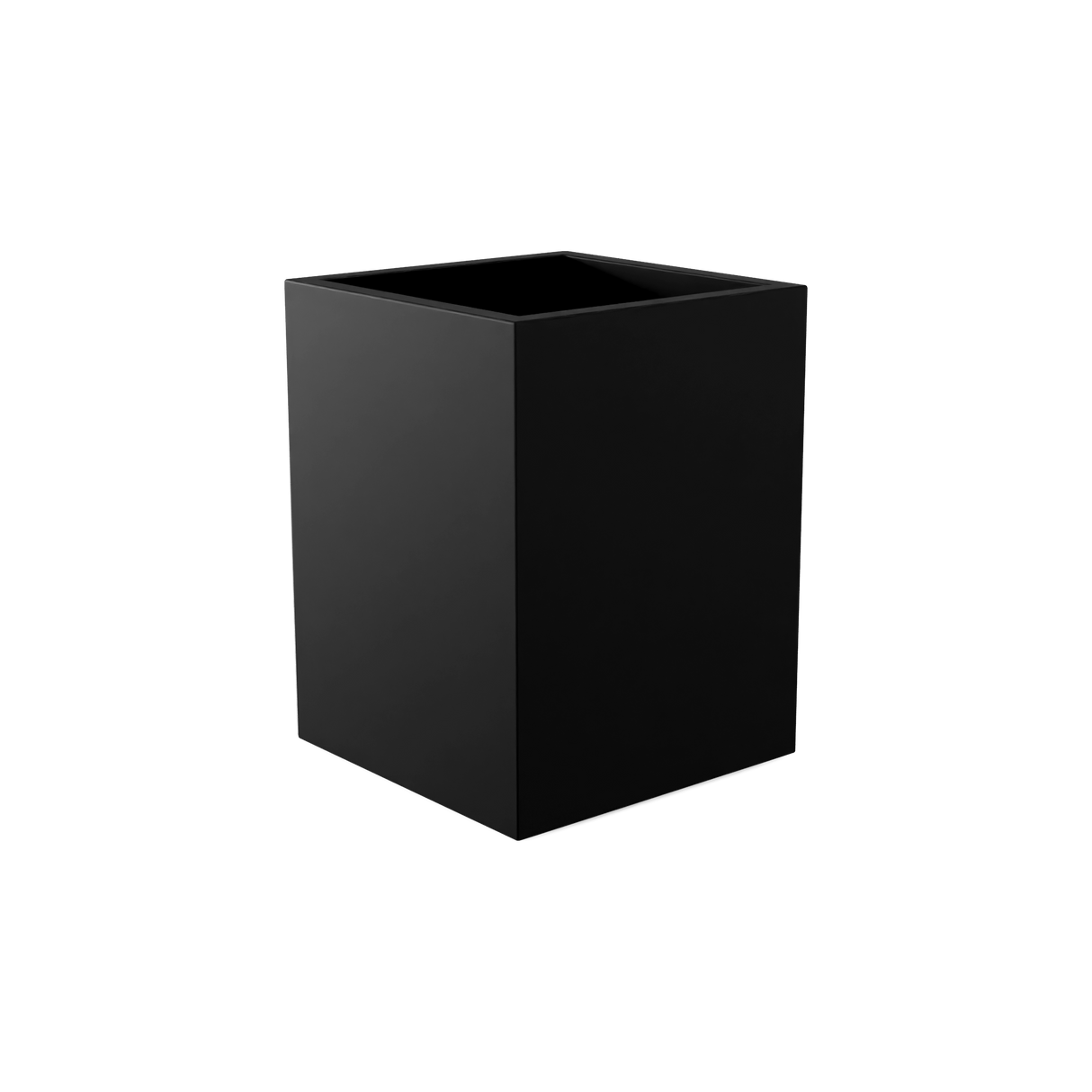 Brisbane Rectangular Planter, Matte Black finish